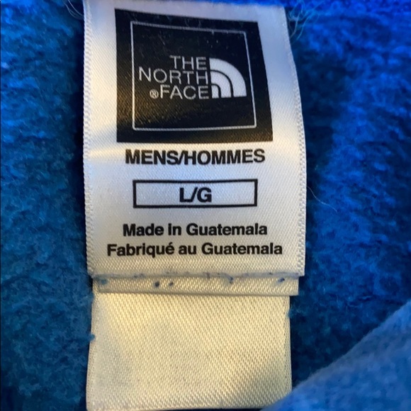 The North face bleached dyed crop hoodie Large - Picture 4 of 4